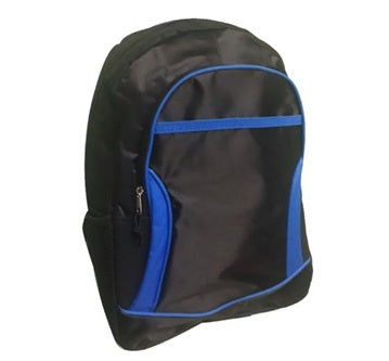 Mochila 17"x11.75"x5.5" - Color Negro Azul