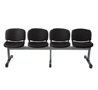 Silla de Visita Iso Tapizado 4 personas