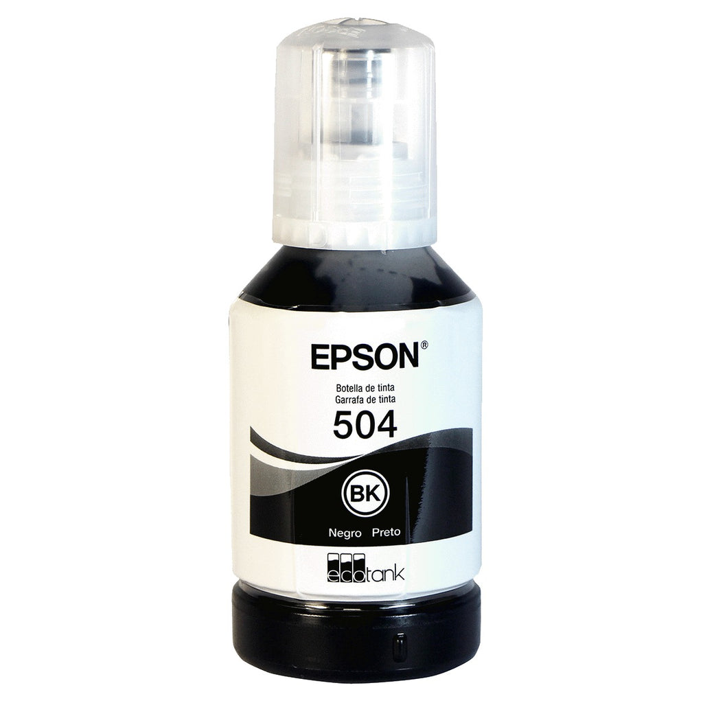 Botella de Tinta Epson 504 - T504120 AL - Negro