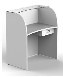 Counter Recto Formcase Blanco 24"x39"x45"