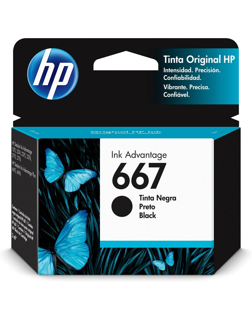 Cartucho de tinta HP 667 (3YM79AL) - Negro