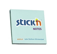 Notas Adhesivas (Post-it) 3x3 Azul Pastel - Stick'n