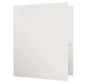 Caja de Folder Satinado Blanco 25/1