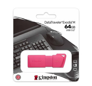 Memoria USB 64 GB Kingston Datatraveler Exodia KC-U2L64-7LN
