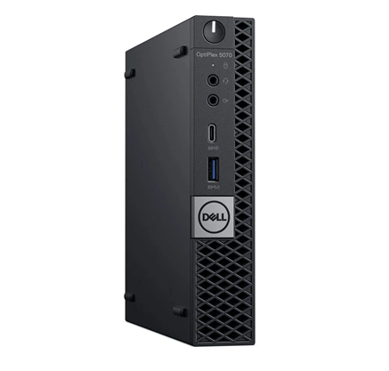 Computadora de escritorio Dell Optiplex 5070 MFF RF/intel Core i5 9na 2.2 GHZ, 16GB DDR4-2666 MHZ, 512GB PCIe M.2 NVMe SSD, WIN10 PRO