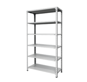 Estanteria Metálica de 6 Tramos 16x40x80 - Praktik