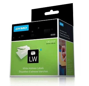 Label Blanco Dymo 11/8 x 3½