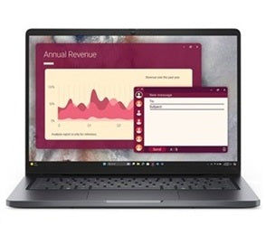 Laptop DELL Pro 14/14"-Webcam, intel Core Ultra5 120U 5.0 GHZ, 16GB DDR5-5600MHZ, 256GB PCIe NVMe SSD, WIN11 PRO