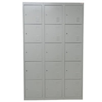 Locker Para Ropa Doblada 15 Puertas 15x45x75