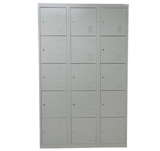Locker Para Ropa Doblada 15 Puertas 15x45x75 - National