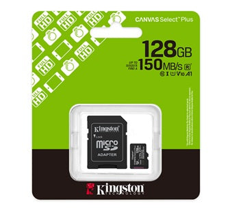 Memoria MicroSD Kingston 128 GB Clase 10 UHS-1 - SDCS3/128GB