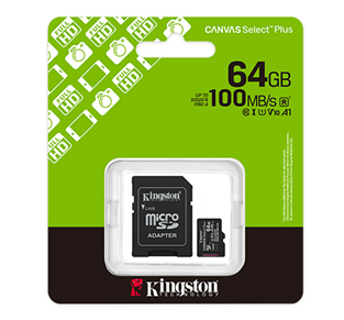 Memoria MicroSD Kingston 128 GB Clase 10 UHS-1 - SDCS3/64GB
