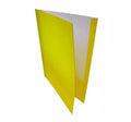 Caja de Folder Satinado Amarillo 25/1