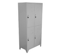 Locker Para Ropa Colgada de 4 Puertas Metálico - Steelfile