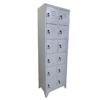 Locker Para Ropa Doblada 12 Puertas Metálico - Steelfile