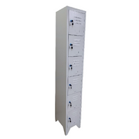 Locker Para Ropa Doblada 6 Puertas Metálico - Steelfile