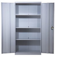 Armario Mercury de 2 Puertas, disponible en Color Gris y Crema