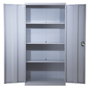 Armario Mercury de 2 Puertas, disponible en Color Gris y Crema