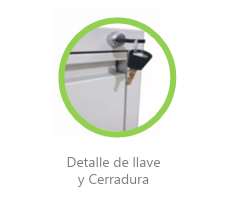 Archivo Vertical Metal 3 Gavetas Importado