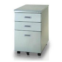 Archivo Modular Importado de 3 Gavetas Plateado - Importado