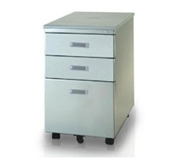 Archivo Modular Importado de 3 Gavetas Plateado - Importado