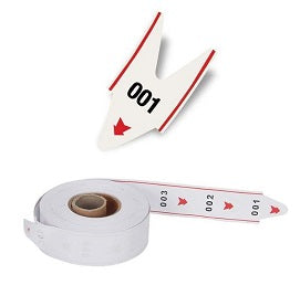 Rollo de Tickets de Turnos Blanco - 2000/1