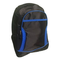 Mochila 17"x11.75"x5.5" - Color Negro Azul