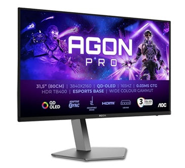 Monitor Gaming AOC 32" 4K UHD QD-OLED - Agon Pro AG326UD