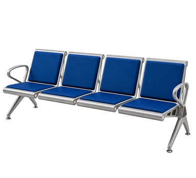 Bancada Para 4 Personas En Poliuretano 27"x96"x31" Color Azul