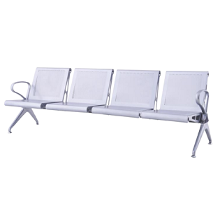 Bancada Para 4 Personas En Poliuretano 27"x96"x31" Color Plateado