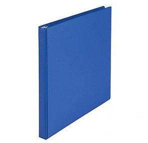 Carpeta 3 argollas con plástico frontal azul 1/2"