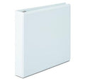 Carpeta 3 argollas con plástico frontal blanca 1"