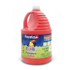 Galon de Tempera Color Rojo