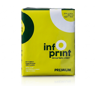 Resma de papel Bond Infoprint 8½x11 500/1