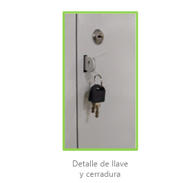 Locker Para Ropa Colgada de 4 Puertas Metálico - Steelfile