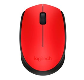 Mouse Inalámbrico Logitech M170 - Rojo