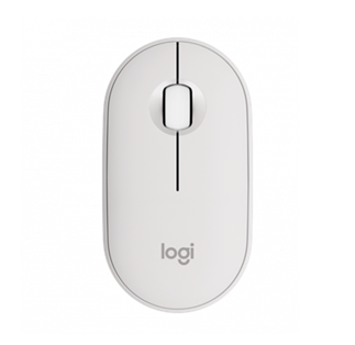 Mouse Inalámbrico Logitech Pebble M350S - Blanco