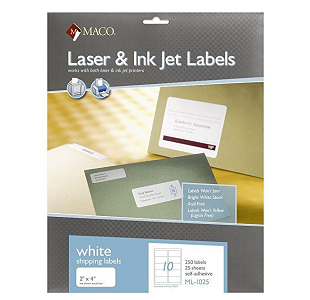 Label Para Folders 2"x 4" Maco ML-1000 100/1