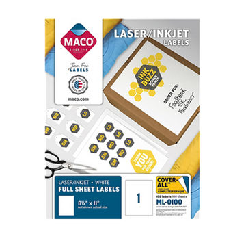 Label 8-1/2″ x 11″ MACO - ML-0100