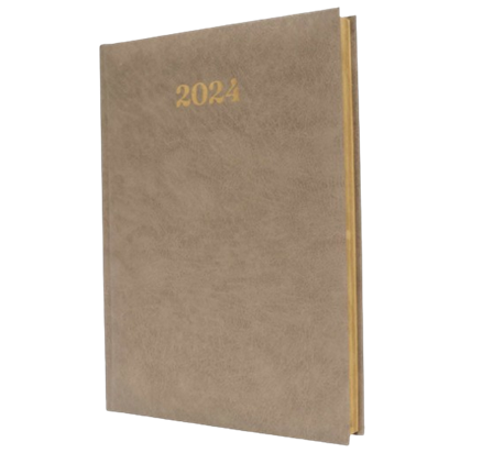 Agenda 2024 Mamora-Sidney - T-1120 - Colores Surtidos - Ribete Dorado