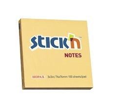 Notas Adhesivas (Post-it) 3x3 Naranja Pastel - Stick'n