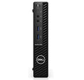 Computadora de escritorio Dell Optiplex 3080 Micro RF/intel Core i5 10ma 2.3 GHZ, 8GB DDR4-3200 MHZ, 256 PCIe M.2 NVMe SSD, WIN10 PRO
