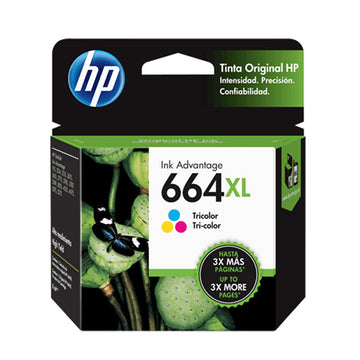 Cartucho de tinta HP 664XL (F6V30AL) – COLOR