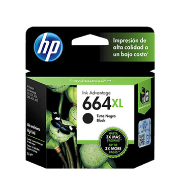 Cartucho de tinta HP 664XL (F6V31AL) – Negro