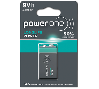 Pila Power One 9 Voltios - Blister 1/1