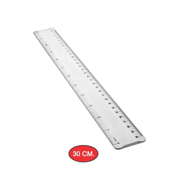 Regla de 12"-30CM Transparente