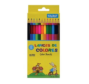 Caja de Lápices de Color Largos 12/1 - Talbot TS-66010