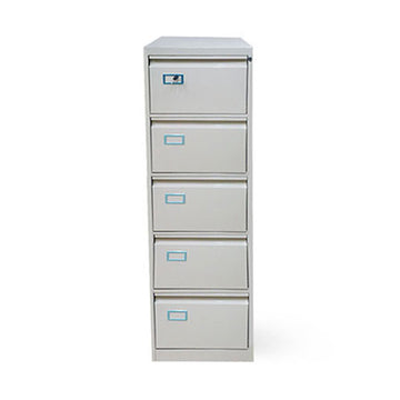 Archivo Vertical Metálico 5 Gavetas Gris - 8 ½ x 13 - National