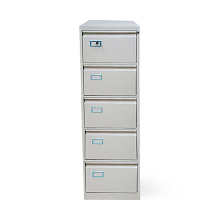 Archivo Vertical Metálico 5 Gavetas Gris - 8 ½ x 13 - National