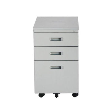 Archivo Modular de 3 Gavetas 8 ½ x 11 Plateado - Importado